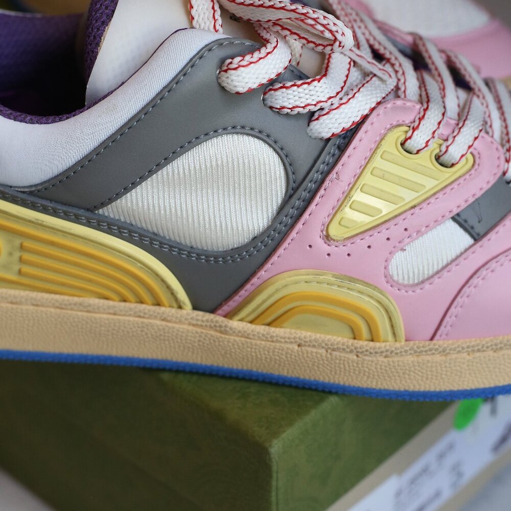 Women’s Multi-Color Gucci Basket Sneaker - Picture 13 of 13